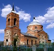 Церковь Троицы Живоначальной, вид с юго-запада, Николо-Ленивец, Дзержинский район, Калужская область