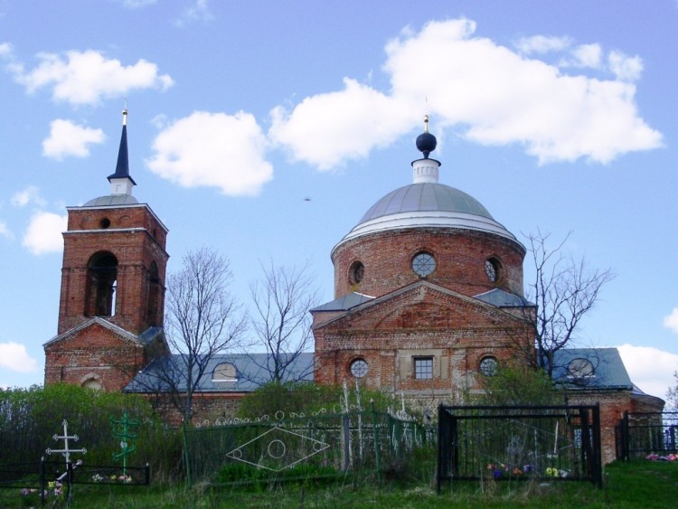 Церковь Троицы Живоначальной, Николо-Ленивец (Дзержинский район, Калужская область). фасады, вид с юга
