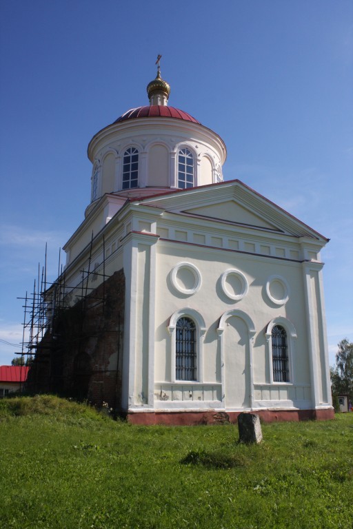 Карамышево. Церковь Рождества Христова. фасады