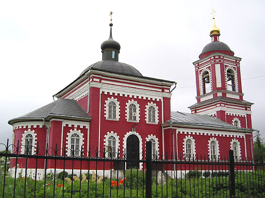 Церковь Воскресения Словущего, Сертякино (Подольский городской округ, Московская область). фасады, Вид с северо-востока		      