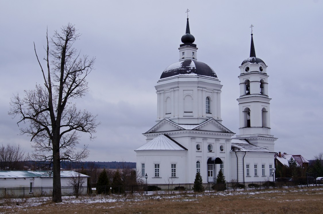 Клёново. Церковь Николая Чудотворца в Клёнове. фасады