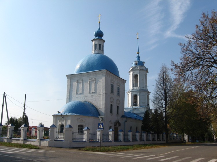 Церковь Благовещения Пресвятой Богородицы, Зарайск (Зарайский городской округ, Московская область). общий вид в ландшафте