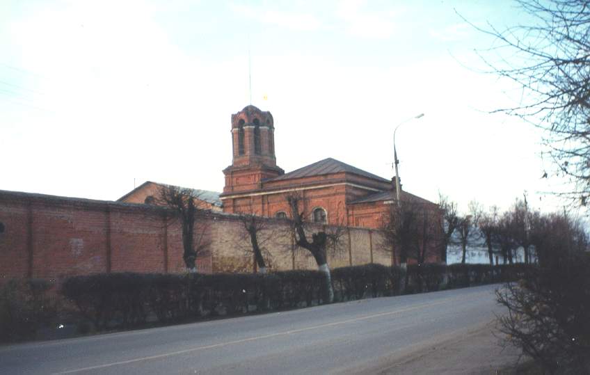 Церковь Николая Чудотворца (тюремная), Зарайск (Зарайский городской округ, Московская область). общий вид в ландшафте