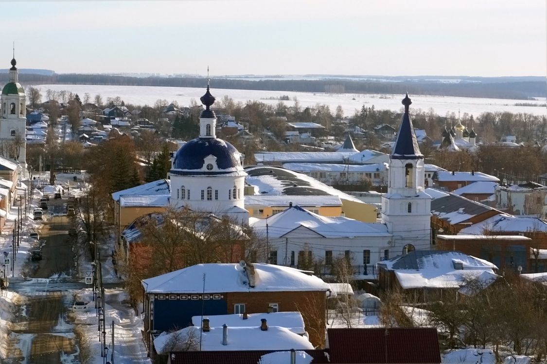 Церковь Илии Пророка, Зарайск (Зарайский городской округ, Московская область). общий вид в ландшафте