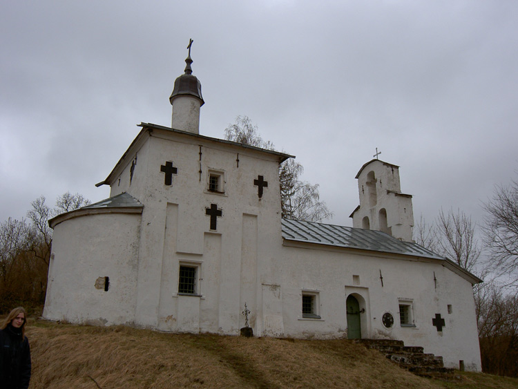 Церковь Николая Чудотворца на Труворовом городище, Изборск (Печорский район, Псковская область). фасады, 		      