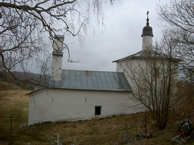 Изборск. Церковь Николая Чудотворца на Труворовом городище. фасады, 		      