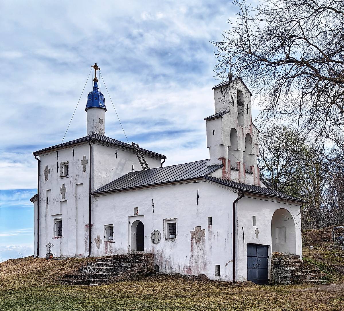 фасады. Церковь Николая Чудотворца на Труворовом городище, Изборск (Печорский район, Псковская область)