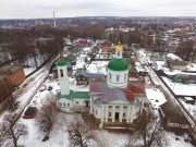 Церковь Троицы Живоначальной, Вид с юга, фото с квадрокоптера<br>, Кондрово, Дзержинский район, Калужская область