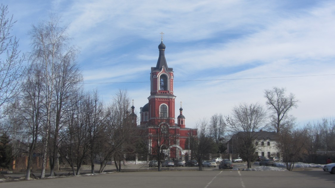 Церковь Флора и Лавра, Ям (Домодедовский городской округ, Московская область). общий вид в ландшафте
