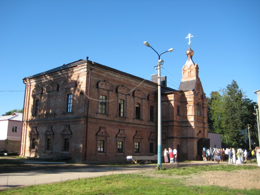 Куровское. Спасо-Преображенский Гуслицкий монастырь. общий вид в ландшафте