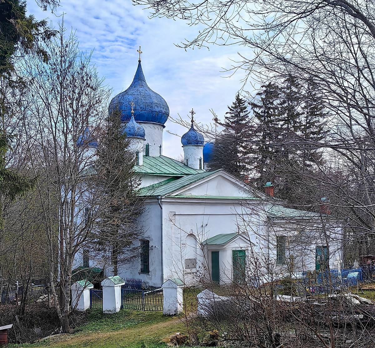 фасады. Мальской Рождественский монастырь. Собор Рождества Христова, Малы (Печорский район, Псковская область)