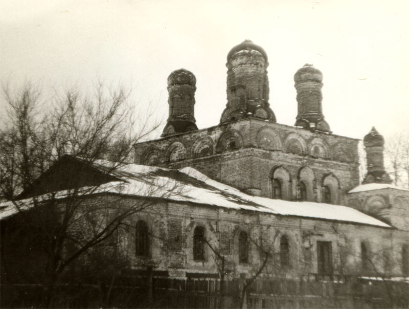 Павловская Слобода. Церковь Благовещения Пресвятой Богородицы. архивная фотография, Фото 1965г.