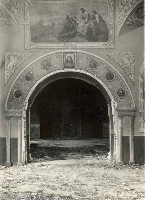 Лужки. Церковь Петра и Павла. архивная фотография, Фото с сайта  pastvu.ru . Фото 1930-1940 гг.