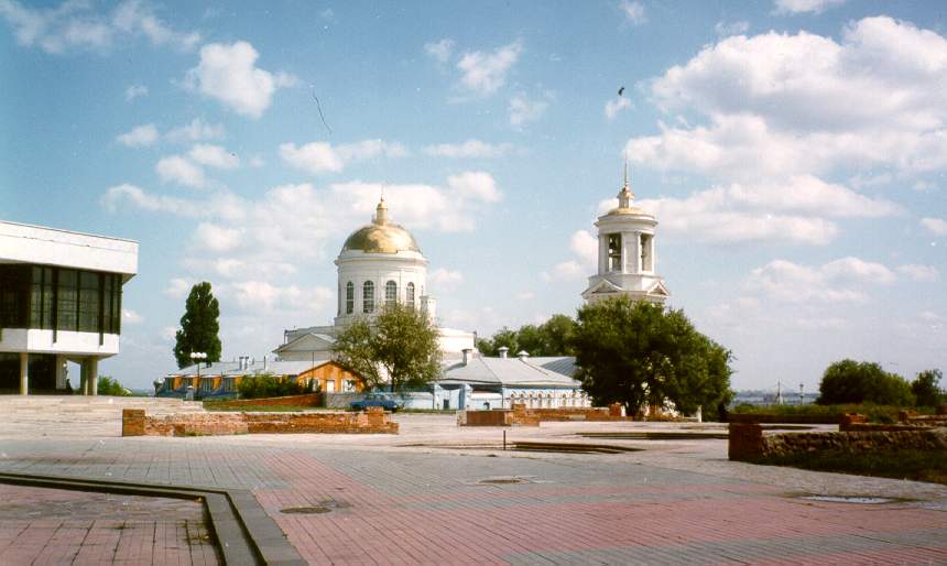 Собор Покрова Пресвятой Богородицы, Воронеж (Воронеж, город, Воронежская область). общий вид в ландшафте