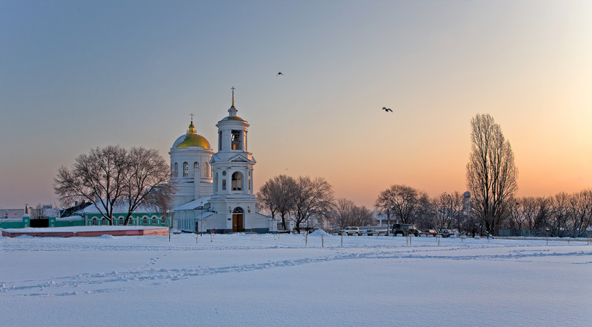 Собор Покрова Пресвятой Богородицы, Воронеж (Воронеж, город, Воронежская область). общий вид в ландшафте