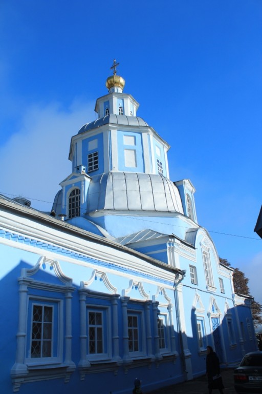 Воронеж. Церковь Николая Чудотворца. фасады, Основной объем храма, вид с юго-запада