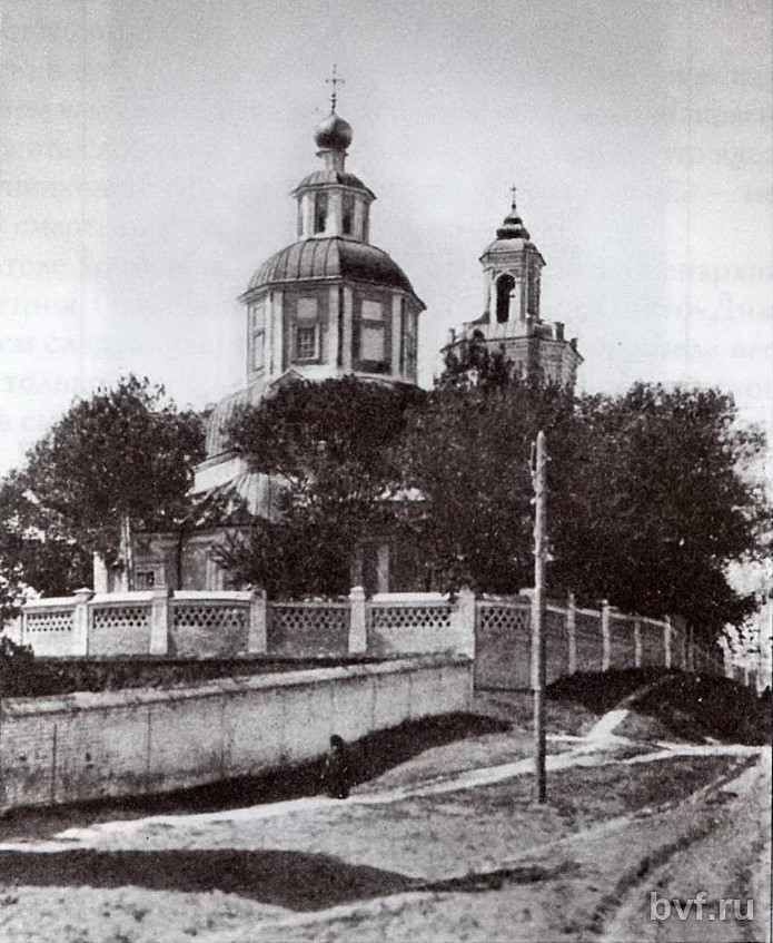 Церковь Николая Чудотворца, Воронеж (Воронеж, город, Воронежская область). архивная фотография, Фотография из церковного архива, датируется 1914-1924 гг.