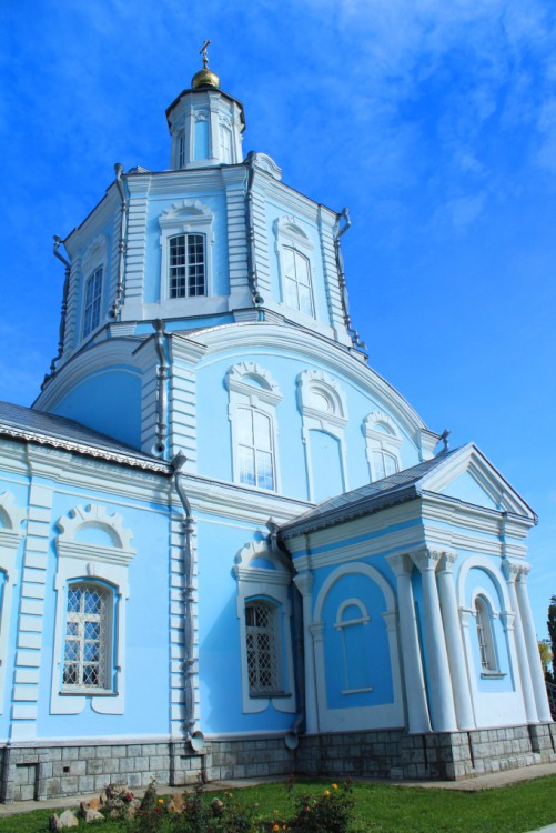 Церковь Введения во храм Пресвятой Богородицы, Воронеж (Воронеж, город, Воронежская область). архитектурные детали, Основной объем храма, вид с юго-запада
