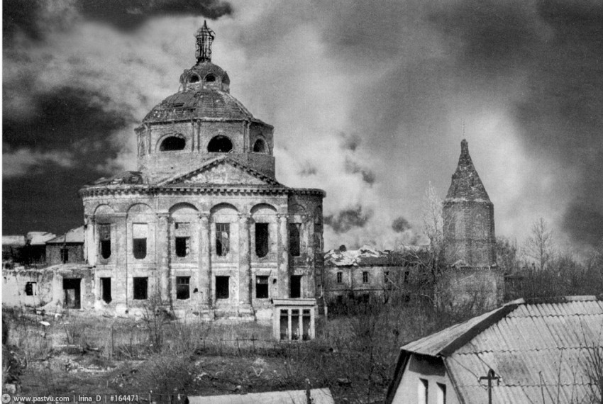 Воронеж. Алексеевский Акатов монастырь. архивная фотография, источник https://pastvu.com