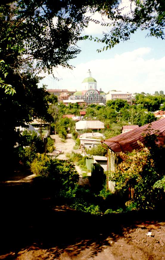 Церковь Воскресения Христова, Воронеж (Воронеж, город, Воронежская область). общий вид в ландшафте