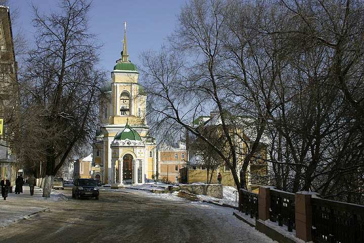 Церковь Воскресения Христова, Воронеж (Воронеж, город, Воронежская область). общий вид в ландшафте