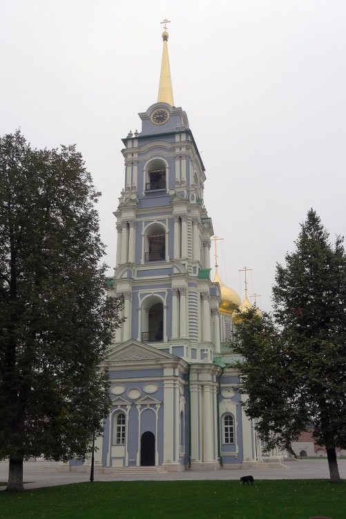 Кремль. Кафедральный собор Успения Пресвятой Богородицы, Тула (Тула, город, Тульская область). архитектурные детали, Западный фасад колокольни