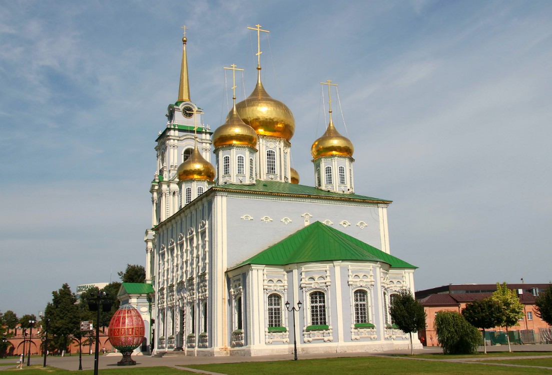 Тула. Кремль. Кафедральный собор Успения Пресвятой Богородицы. фасады, вид со стороны алтаря