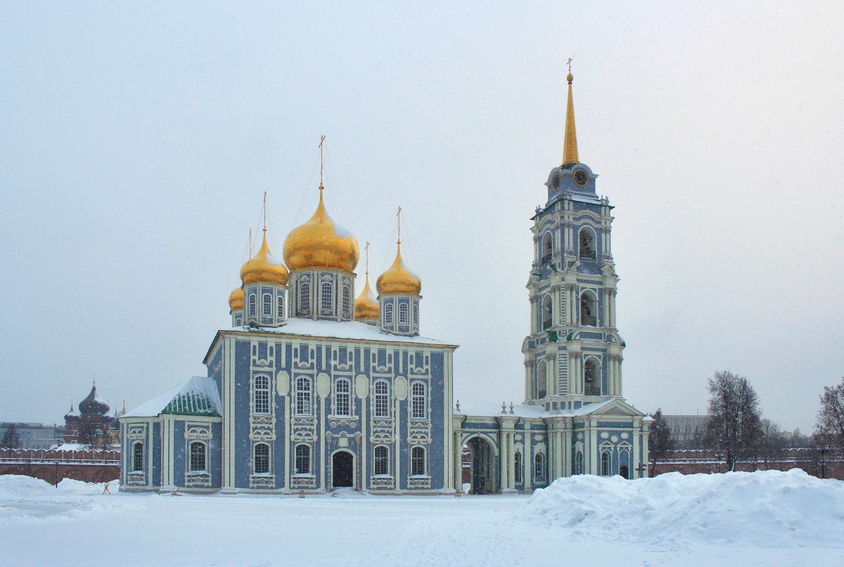 Тула. Кремль. Кафедральный собор Успения Пресвятой Богородицы. фасады, Вид с северо-востока