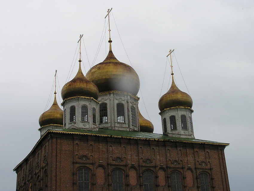 Тула. Кремль. Кафедральный собор Успения Пресвятой Богородицы. архитектурные детали, 		      
