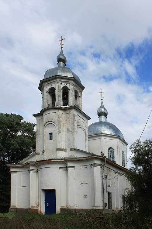 Коростынь. Церковь Успения Пресвятой Богородицы. фасады, Западный фасад