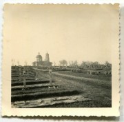 Церковь Успения Пресвятой Богородицы, Фото 1941 г. с аукциона e-bay.de<br>, Коростынь, Шимский район, Новгородская область