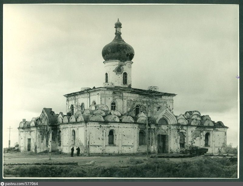 Старая Русса. Кафедральный собор Воскресения Христова. архивная фотография, 1948 год. https://pastvu.com/p/577064