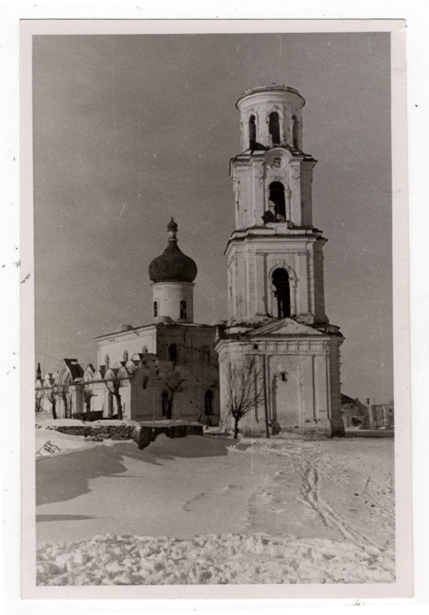 Кафедральный собор Воскресения Христова, Старая Русса (Старорусский район, Новгородская область). архивная фотография, Фото 1942 г. с аукциона e-bay.de