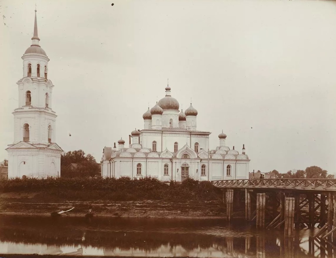 Кафедральный собор Воскресения Христова, Старая Русса (Старорусский район, Новгородская область). архивная фотография, Фото 1900-1913 гг.