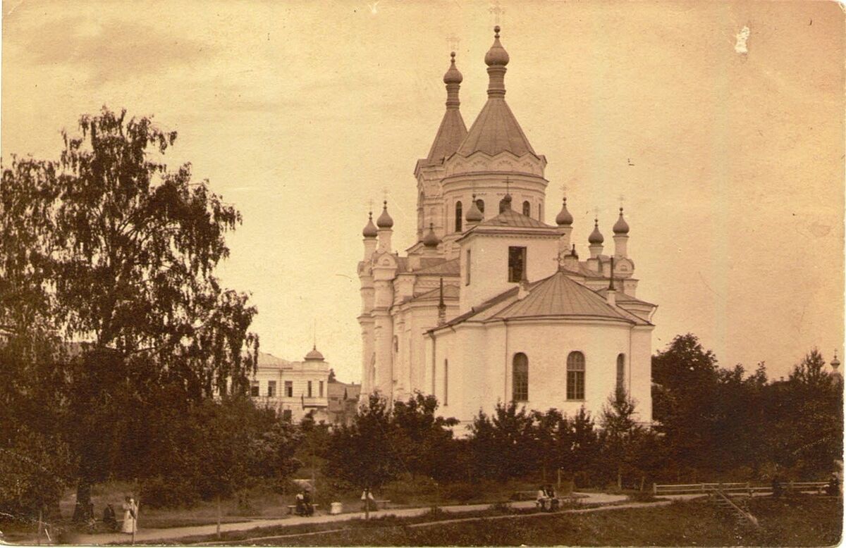 Собор Воскресения Христова, Луга (Лужский район, Ленинградская область). архивная фотография, Фото 1900-х гг.