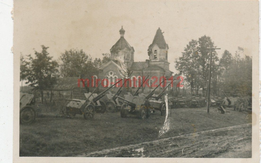 Церковь Сергия Радонежского, Большая Ящера (Лужский район, Ленинградская область). архивная фотография, Фото 1941 г. с аукциона e-bay.de