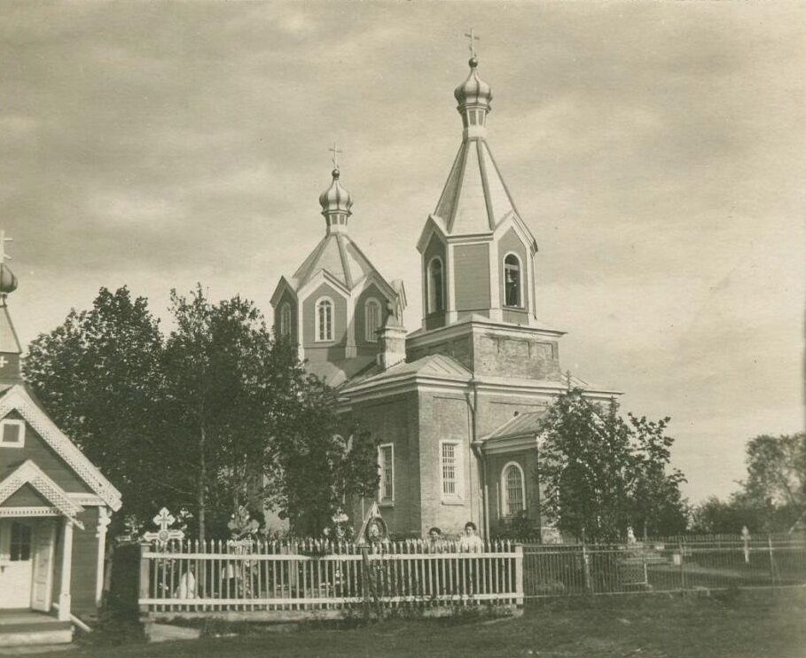 Церковь Сергия Радонежского, Большая Ящера (Лужский район, Ленинградская область). архивная фотография, Фото 1910 года из фондов  Музея 