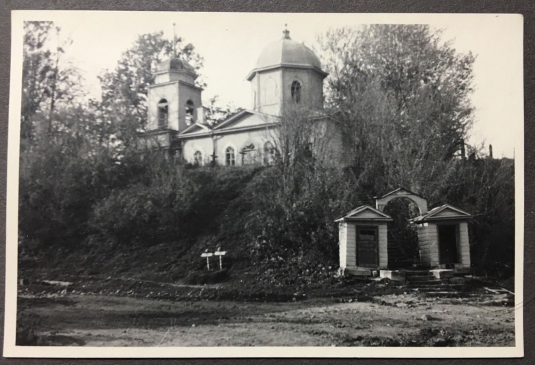 Церковь Успения Пресвятой Богородицы, Городец (Лужский район, Ленинградская область). архивная фотография, Фото 1941 г. с аукциона e-bay.de