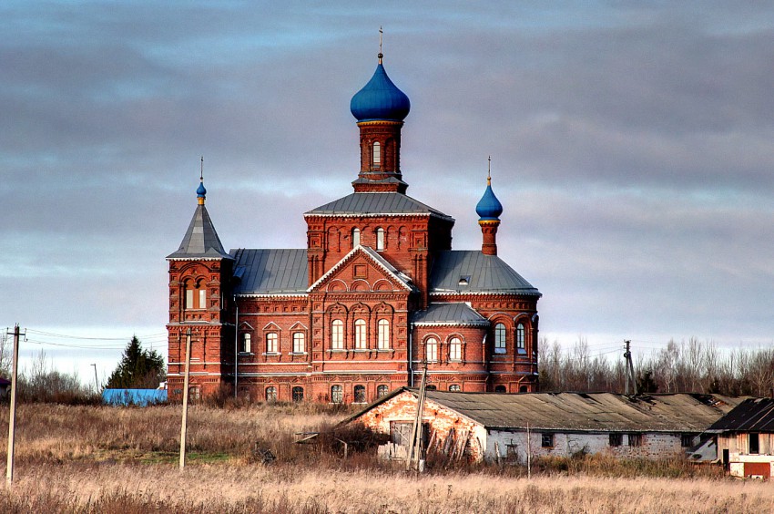 Смогири. Церковь Николая Чудотворца и Георгия Победоносца. фасады