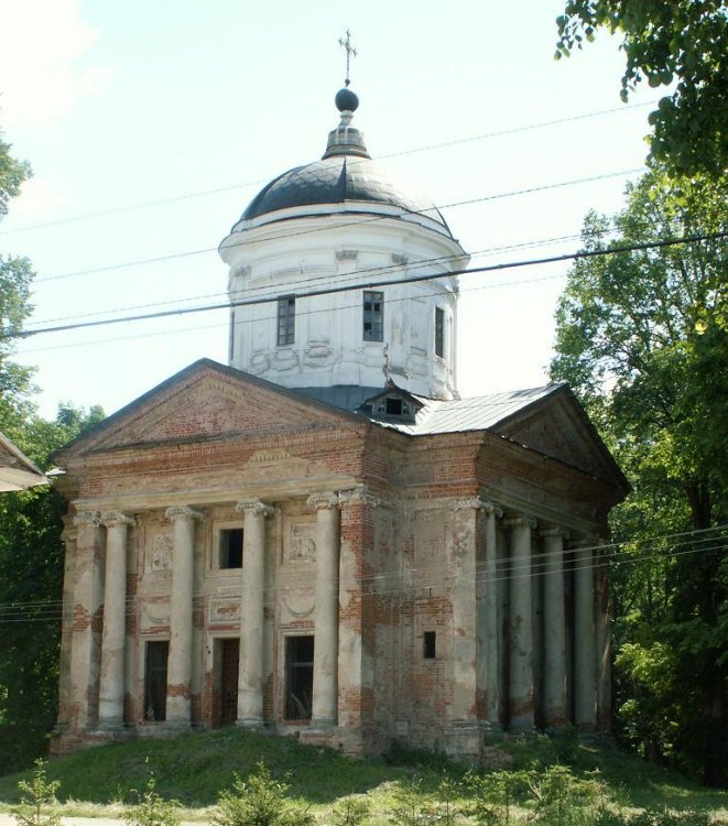 Алексино. Церковь Михаила Архангела. фасады, Вид с северо-запада