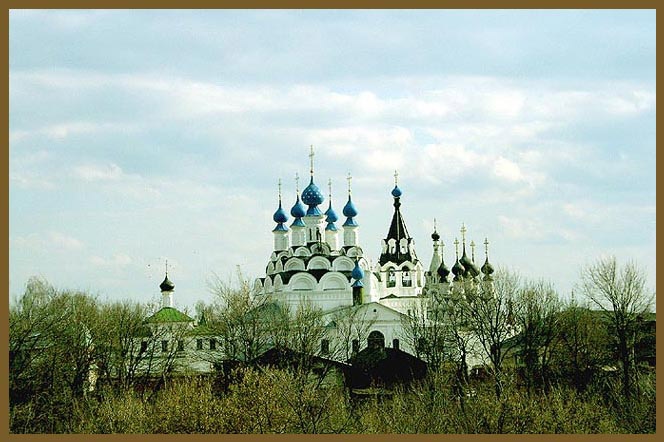 Благовещенский мужской монастырь, Муром (Муромский район и г. Муром, Владимирская область). общий вид в ландшафте, 		      