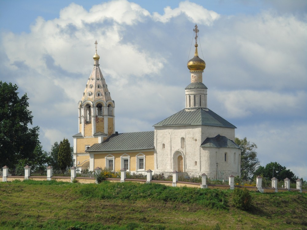 Церковь Рождества Пресвятой Богородицы, Городня (Конаковский район, Тверская область). общий вид в ландшафте
