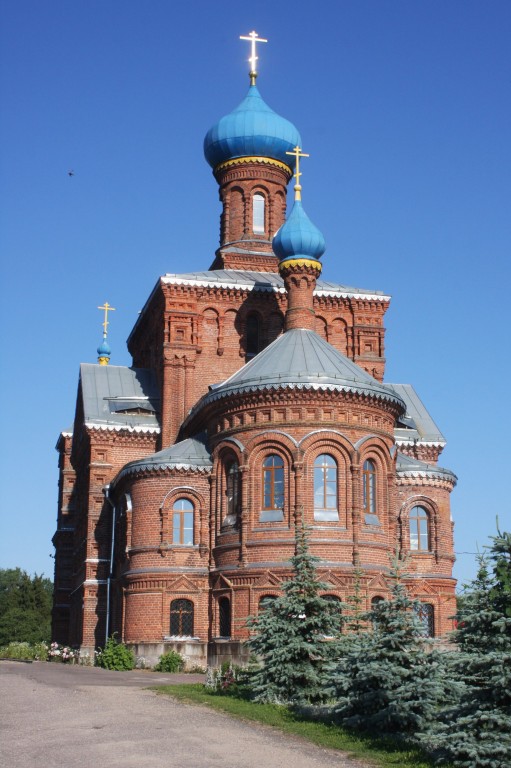 Смогири. Церковь Николая Чудотворца и Георгия Победоносца. фасады