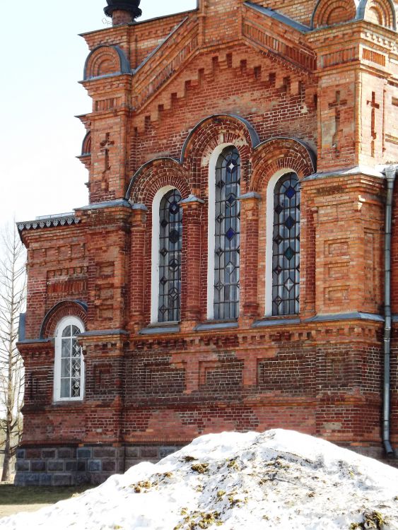 Ярцево. Церковь Петра и Павла. архитектурные детали, Фрагмент северного фасада