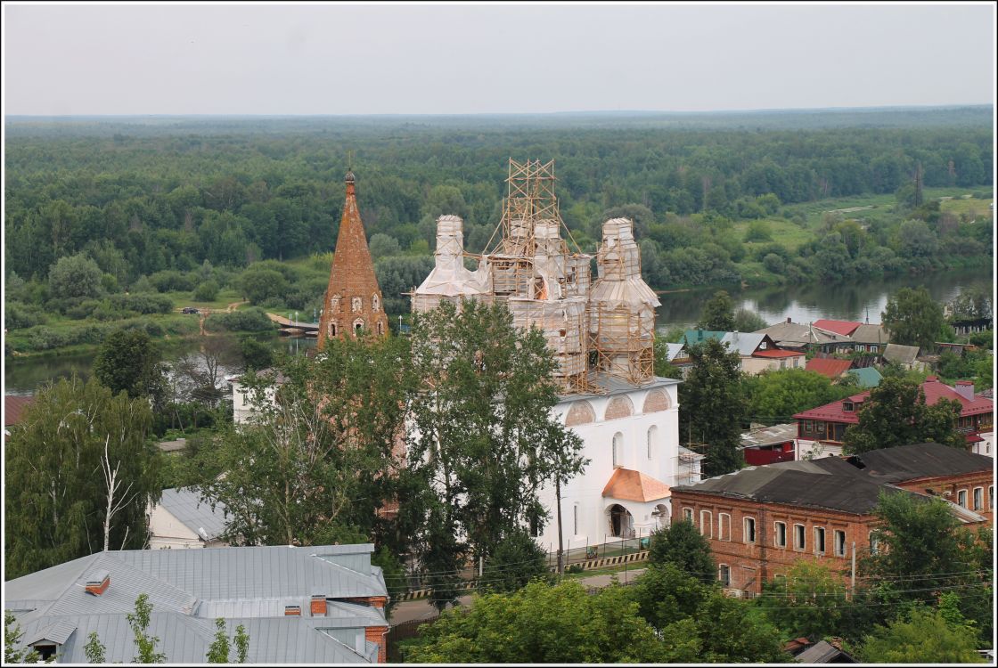 Гороховец. Собор Благовещения Пресвятой Богородицы. общий вид в ландшафте, Реставрация собора