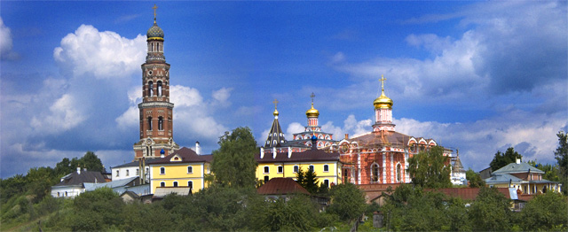 Иоанно-Богословский монастырь, Пощупово (Рыбновский район, Рязанская область). фасады, Общий вид		      
