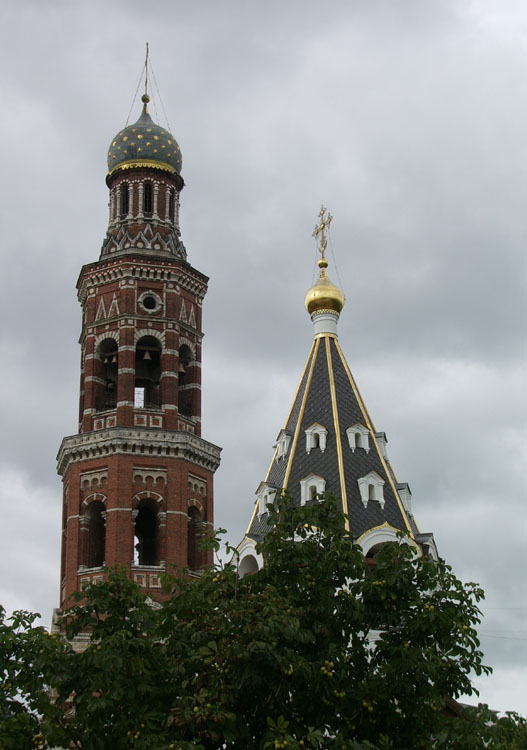 Иоанно-Богословский монастырь, Пощупово (Рыбновский район, Рязанская область). архитектурные детали, Колокольня Цеханского и 