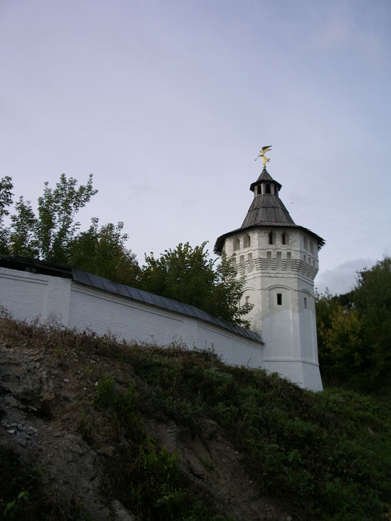 Иоанно-Богословский монастырь, Пощупово (Рыбновский район, Рязанская область). дополнительная информация, Угловая башня онастырской ограды.