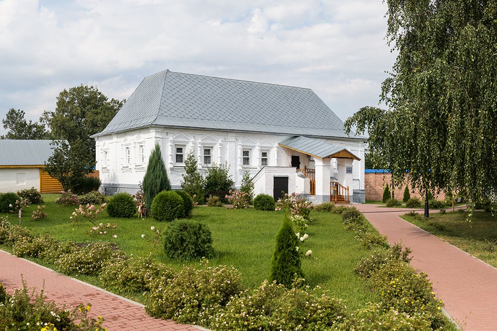Рождество-Богородицкий монастырь, Солотча (Рязань, город, Рязанская область). архитектурные детали, Игуменский корпус