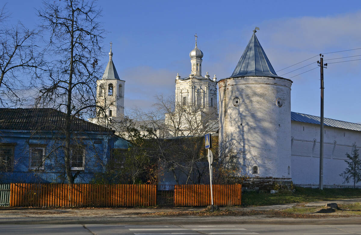 Рождество-Богородицкий монастырь, Солотча (Рязань, город, Рязанская область). общий вид в ландшафте